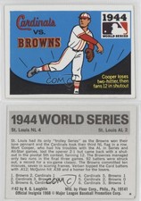 1971 Fleer Laughlin World Series Mort Cooper 1944 St Louis Cardinals vs Browns