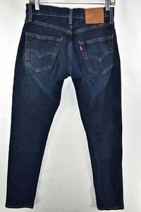 Levi's 512 Premium Slim Tapered Stretch Jeans Męskie Rozmiar 29x32 Niebieskie Wymiary. 29x30
