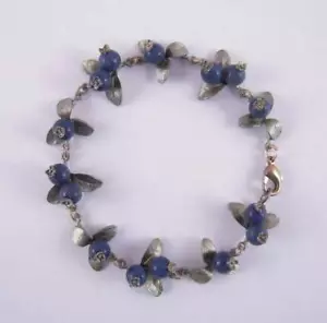 Michael Michaud Silver Seasons Blueberry Bracelet NWT - Picture 1 of 1