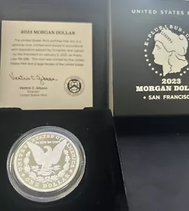 2023 San Francisco Proof Morgan Silver Dollar Minted Set. Beautiful Coin! - Picture 1 of 2