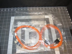 (2) Compulink 152002 SCCSCCD2 OM1 62.5/125 SC-SC 2-Fiber Patch Cord 6.6'/2M - Picture 1 of 4