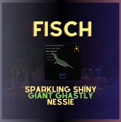 C$ [💎] Roblox Fisch -Sparkling Shiny Giant Ghastly Nessie- CHEAPEST - (RARE)