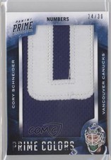 2013-14 Panini Prime Prime Colors Numbers /30 Cory Schneider #PC-CS