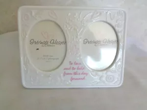 Cornice portafoto in ceramica cuori intimi di Enesco (#5736). - Foto 1 di 8
