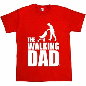 T-shirt uomo The Walking Dad divertente parodia zombie morti non morti - Foto 1 di 12