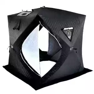 Ice Fishing Tent Portable Ice Fishing Shelter Waterproof & Windproof Winter Tent - Picture 1 of 28