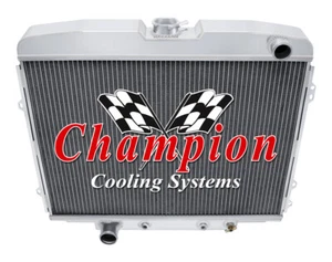 RN Champion 3 Row Radiator,16" Fan,Shroud-1968 1969 Mercury Cyclone Big V8 Eng - Picture 1 of 8