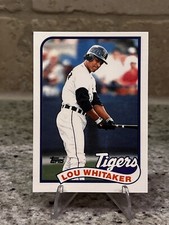 1989 Topps TIFFANY Lou Whitaker #320 Baseball Card