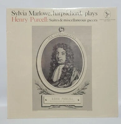 SYLVIA MARLOWE Harpsichord PURCELL Suites & Pieces SERENUS SRS-12055 USA SEALED! - Image 1 of 2
