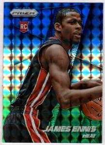Jame Ennis 2014-15 Panini Prizm Green and Blue RC