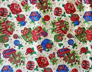 Regalos y adornos de Navidad tela de oro metálico de 20" x 22 preguntas frecuentes - Imagen 1 de 3