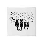 'Star Cats' 108 mm quadratische Keramikfliese (TD00001943)