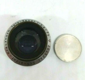 Schneider-Kreuznach Tele-Xenar 3.8/75 C-mount lens, US DUTIES INCLUDED - Picture 1 of 4