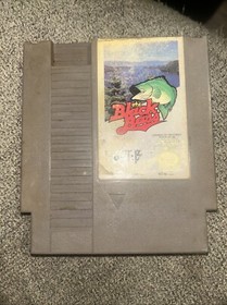 Black Bass Nintendo NES Game Tested And Working!