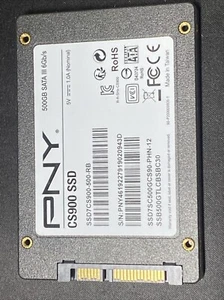PNY CS900 500GB INTERNAL SSD SATA SOLID STATE DRIVE | SSD7CS900-500-RB - Afbeelding 1 van 2