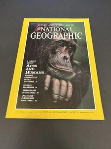 March 1992 National Geographic Magazine "Apes and Humans" - Picture 1 of 2