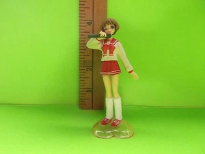 Aquaplus To Heart Manaka Komaki 4"in Figure Dressed in School Uniform Singing - Picture 1 of 9