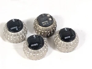 Lot of 4 IBM Selectric Typewriter Font Balls Delegate Courier Orator Prestige - Picture 1 of 9