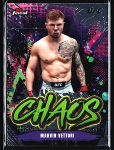 2024 Finest UFC Marvin Vettori Chaos Refractor #CHA-3 - Picture 1 of 2