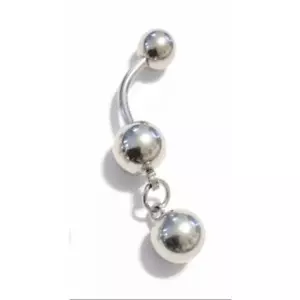 Get CONSTANT PLEASURE with MOVING SOLID 8mm Ball Surgical Steel 14g VCH Barbell. - Picture 1 of 8