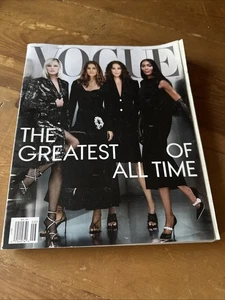 Vogue Magazine Cindy Crawford Naomi Campbell Stephanie Seymour Linda Evangelista - Picture 1 of 6