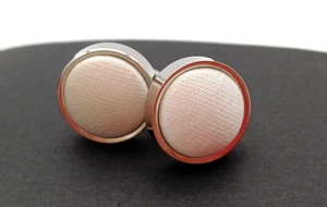 GEMELLI ELEGANTI SFERICI CON RASO BIANCO - Foto 1 di 8