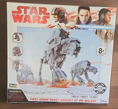 Revell SnapTite Star Wars AT-M6 Walker Model Kit Sealed Batteries Incl Ages 8+ - Image 1 of 3