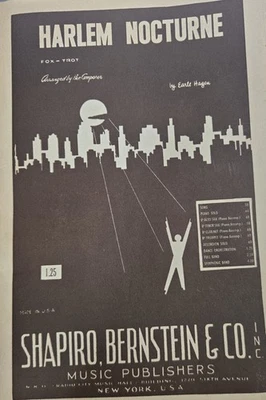 Earle Hagen Harlem Nocturne 1940 Ray Noble+Orchestra-14 instruments sheet music - Image 1 of 4