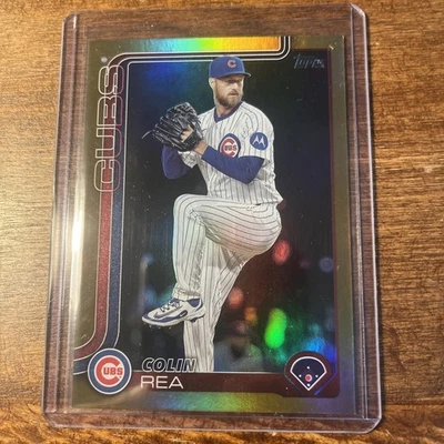 COLIN REA 41/50 Gold Foil 2025 Topps Update US335 Chicago Cubs - Image 1 of 2