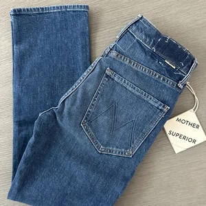MOTHER The Tomcat Ankle High Rise Straight Leg Jeans Sz 26 Rugby Rodeo $278 - Picture 1 of 11