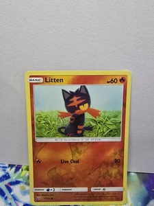 Litten 15/73 Reverse Holo Pokemon Shining Legends NM - Picture 1 of 2