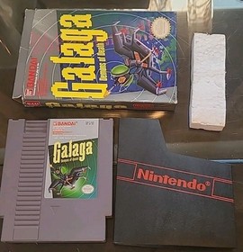 Galaga: Demons of Death (Nintendo NES, 1988), Original Box, No Manual, TESTED 