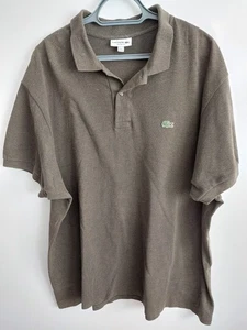 CAMISA POLO LACOSTE 4XL (TALLA 9) CAQUI MUY BUEN ESTADO USADA - Imagen 1 de 13