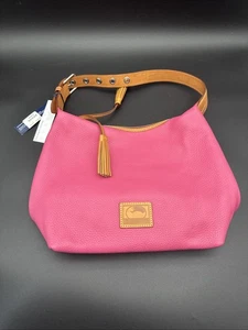 Dooney & Bourke Pebble Grain Paige Sac Hot Pink NWT - Picture 1 of 10