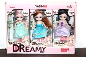 DREAMY BAY DOLL SET YASINI FAIRY CARE 3 DOLL SET 6 INCHES NRFB BJD TYPE - Picture 1 of 4
