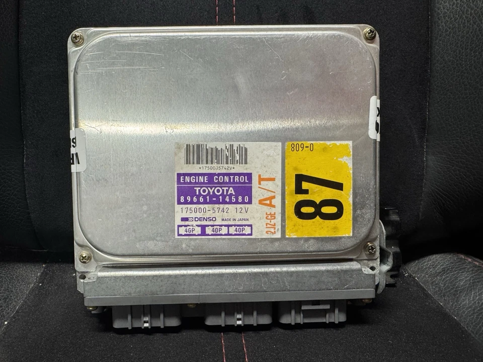 Toyota Supra 89661-14580 MKIV 1993-1996 OEM OBD1 2JZGE USDM especificaciones automático ecu jza80 Foto 1 de 3