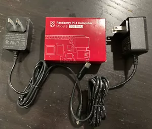 Raspberry Pi 4 Computer Model B - 2 GB RAM - Brand NIB - w/2 Power Adapters - Picture 1 of 4