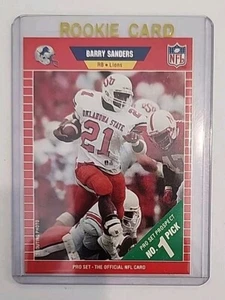 Juego profesional Barry Sanders RC #494 1989 - Imagen 1 de 2