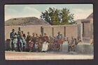 South Africa ethnic Christian Natives postcard used 1911 .. edge faults