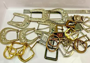 28 Pc Lot, Grab Bag - Resale Gifts! All Types Of Vintage & Modern Belt Buckles - Picture 1 of 22