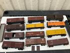 MEGA DEAL # HO SCALE 12 ASSORTED FREIGHT  CARS, MOSTLY COMPLETE, OR NEED AFFIX