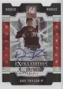 2009 Donruss Elite Extra Edition Status Signatures /50 Dan Taylor #122 Auto