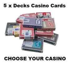 5 X DECKS OF LAS VEGAS CASINO CARDS - 40+ TO CHOOSE FROM ALL POPULAR CASINOS