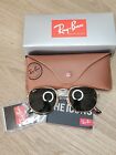 New Ray-Ban Gold Hexagonal Metal Green Sunglasses Flat Lenses RB3548 51-21 