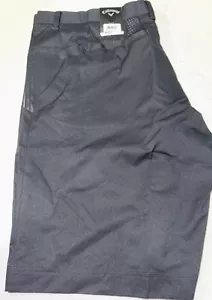 Callaway Men's Stretch Performance Golf Shorts Bdfb0028 Size 42 Black - Picture 1 of 9