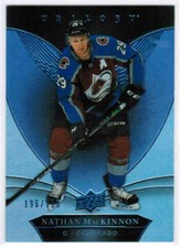 18/19 2018 UD TRILOGY HOCKEY BASE BLUE FOIL PARALLEL CARDS 1-50 U-Pick From List