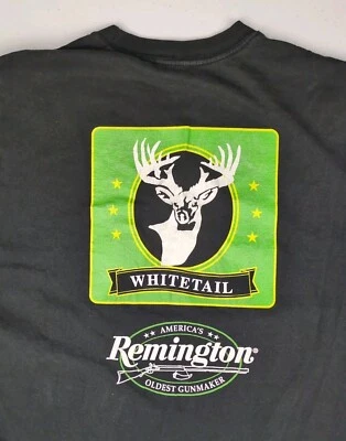 Camisa Remington Vintage Años 90 Estilo Rifles Talla Mediana Caza Cola Blanca Ciervo Usada Foto 1 de 4