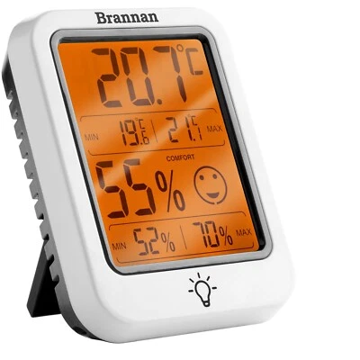 Max Min Room Thermometer Hygrometer Monitor Temperature Humidity Indoor - Image 1 of 4