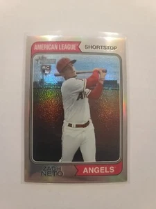 2023 Topps Heritage High # Chrome Zach Neto RC #700 Refractor 187/374 Angels - Picture 1 of 2