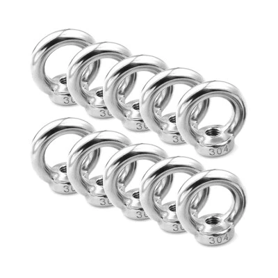 Augenmutter rostfreie Augbolzen Ösenmutter Ringmutter 304 Edelstahl M3 bis M36 - Bild 1 von 4